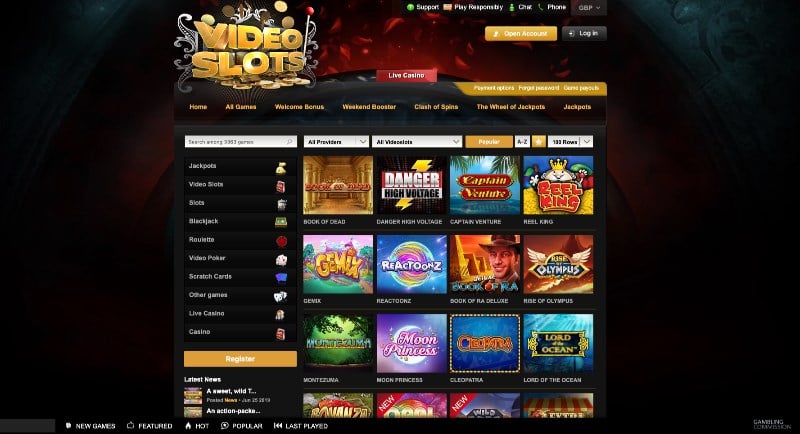 best online casino list