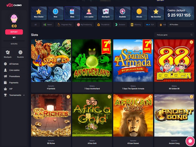 casino payment methods