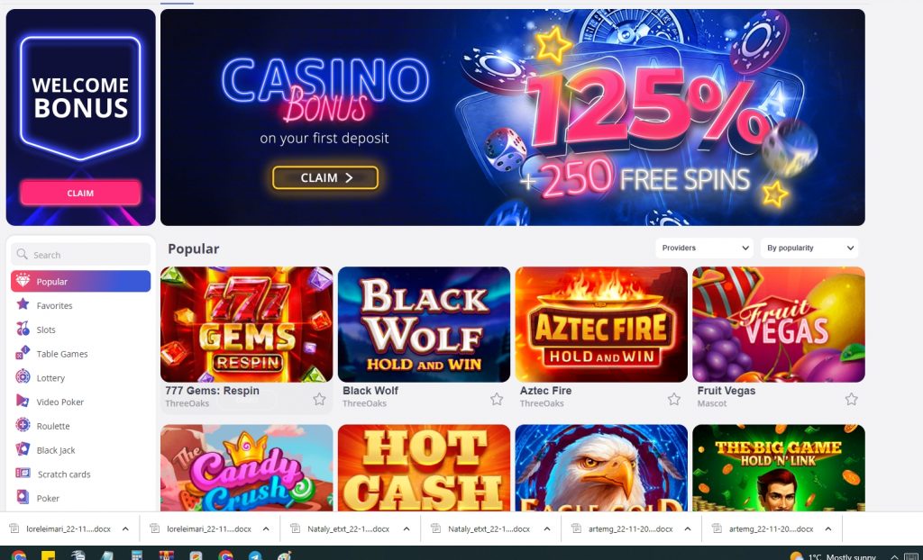 casino games online play