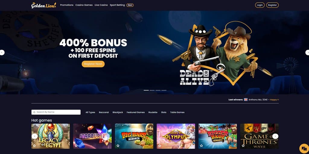 an online casino